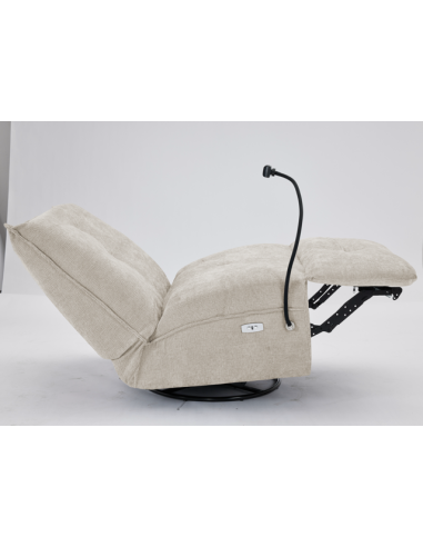 fauteuil esposito relax - bleu canard city 357