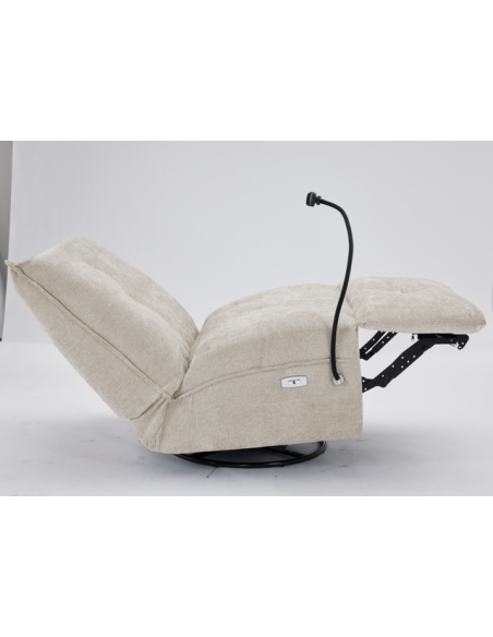 fauteuil esposito relax - bleu canard city 357