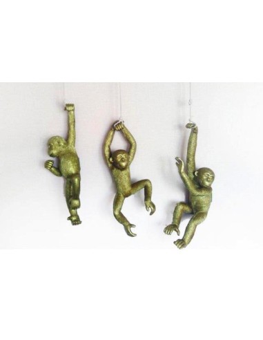 deco a suspendre singe 39x11x13cm