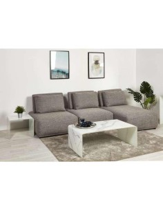 30420bl-marble table basse verre finition marbre 110x60x38 h