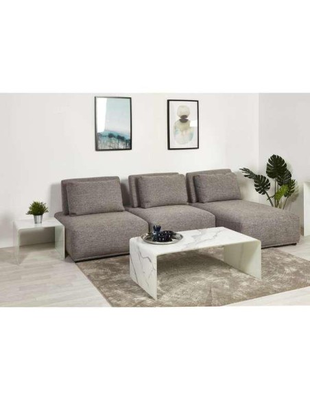 30420bl-marble table basse verre finition marbre 110x60x38 h