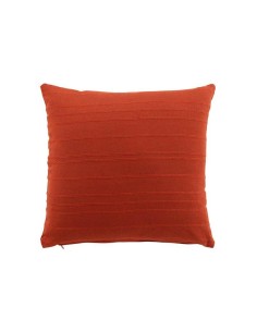 housse de coussin +encart 40 x 40 cm coton tisse lilia terracotta