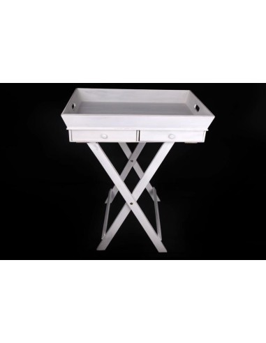 plateau-table avec tiroirs nblanc.