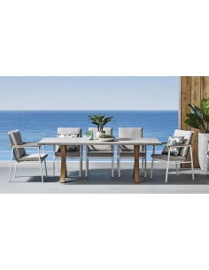 75693+75667-alessia cement table repas - 2200 x 1000 x 40mm - industrial #2
