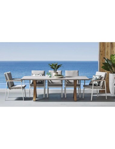 75693+75667-alessia cement table repas - 2200 x 1000 x 40mm - industrial #2