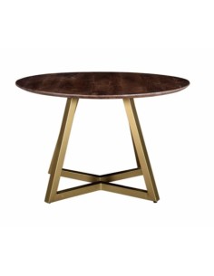 table repas primo acacia / metal d120x76 cm