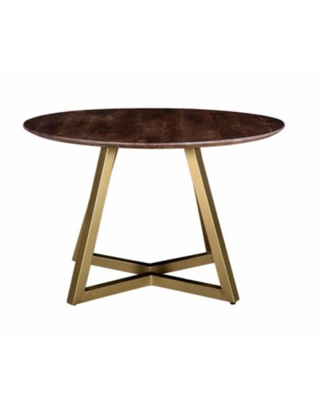 table repas primo acacia / metal d120x76 cm