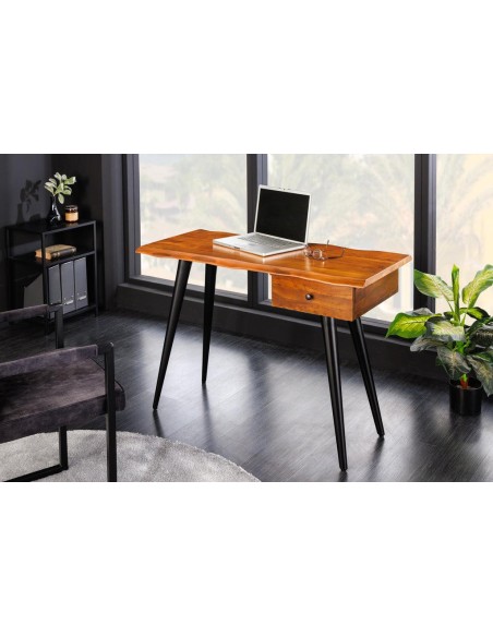 in9411454  - bureau nikor 1tiroir - acacia - 120x50