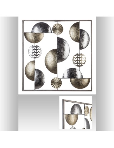 148278b - deco mur met fiore or/ar 50x50