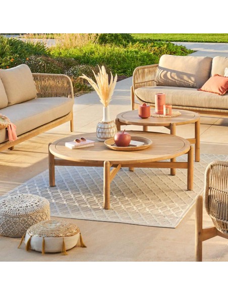 186689 - table basse deona d.80 acacia