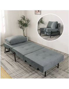 fauteuil unopio beige - bluvel 30