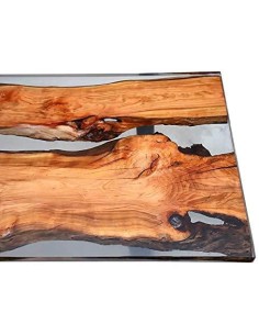 in9111512 - table crystal acacia avec pds u noir 240x100