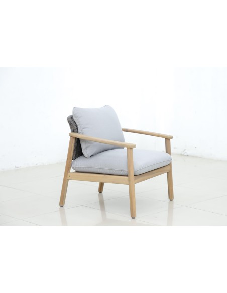 huc40158 - canapé 3 places freeport 100% acacia