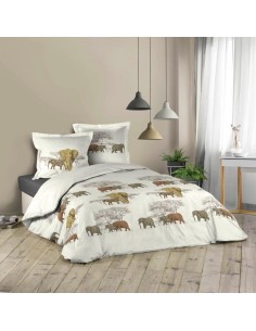 1643116-parure 3 p. 240 x 220 cm imprime 42 fils allover toundra