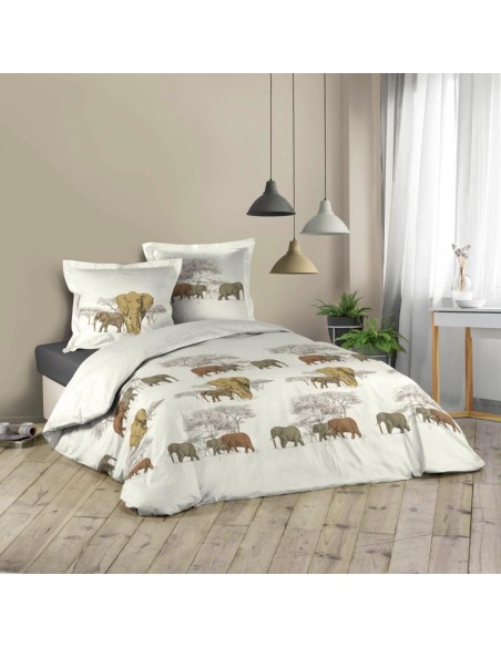 1643116-parure 3 p. 240 x 220 cm imprime 42 fils allover toundra