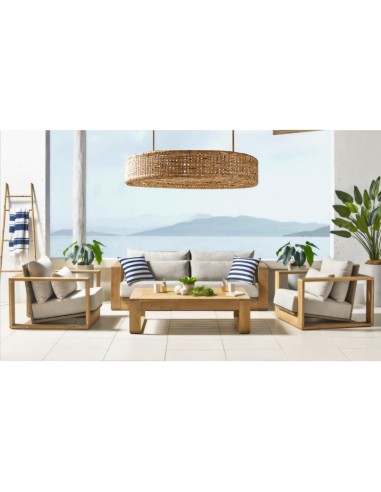 huc39419  - huc39419+ huc39420+ huc37942 salon carren 3 p + 2 fauteuil +tb