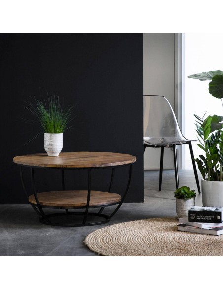 in934484 - table basse jameca en bois manguier 86x86x44