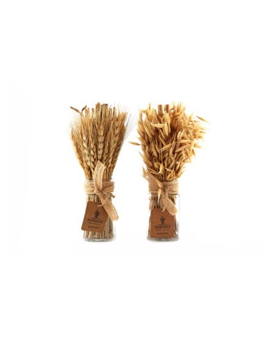 bouquet de fleurs en pot 25x6cm