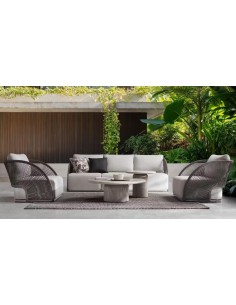 79264+79265 - salon cade canapé 3 places et 2 fauteuils