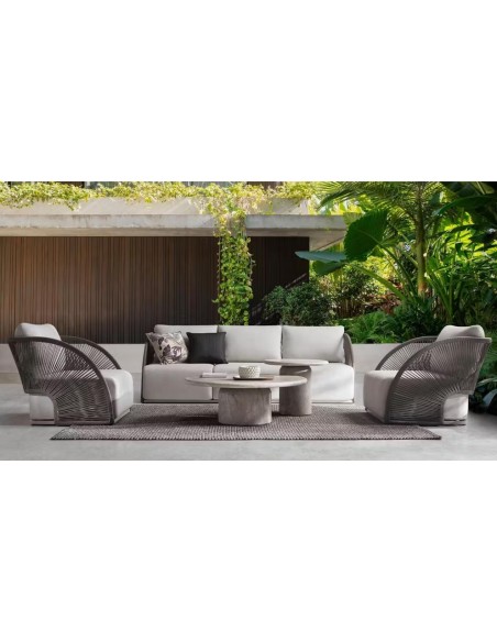 79264+79265 - salon cade canapé 3 places et 2 fauteuils