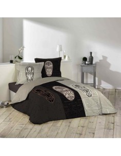 1408968-parure 3 p. 260 x 240 cm imprime 42 fils dessin place kigali