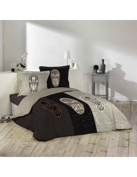 1408968-parure 3 p. 260 x 240 cm imprime 42 fils dessin place kigali