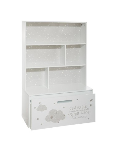 174030 - bibliotheque coffre roulet imp