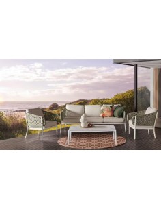 79272+79273+79270 - salon alfie canapé 3places+ 2 fauteuils  +1 tb 130*65 cm