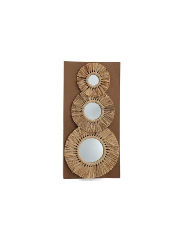 set 3 miroirs herbes sechées