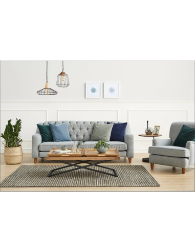 509-table basse  accent en acacia 120x40x50