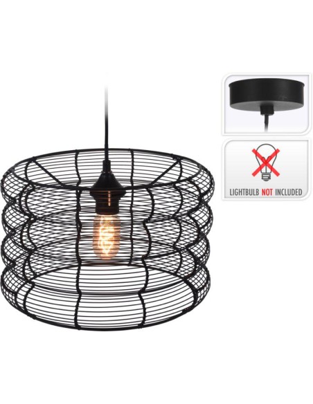 hx9400000-lampe é suspendre metal, 34.5x