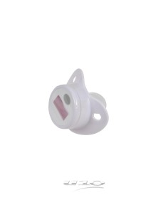 6ahy201 - thermometre sucette a lecture digitale 4.3*5.3*h4cm pile bouton inclus