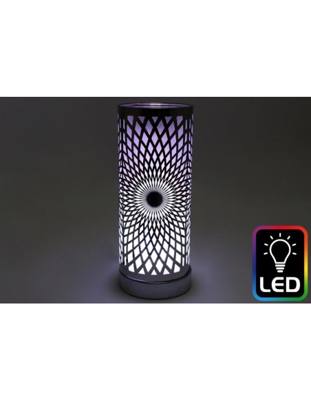 diffuseur lumineux kaleidoscope argent