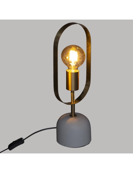 178951 - lampe droit "edi" dore h.44