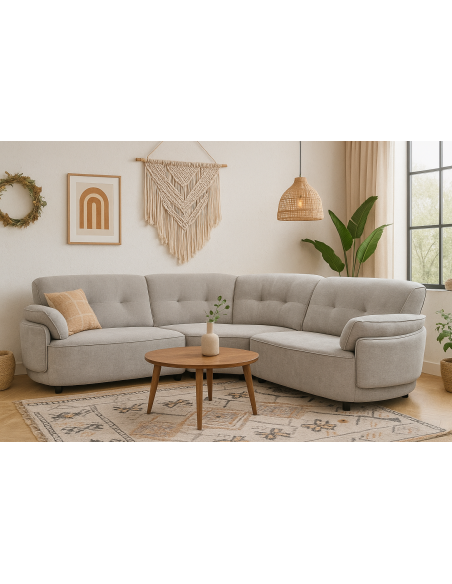 canapé angle kelind beige sea 103