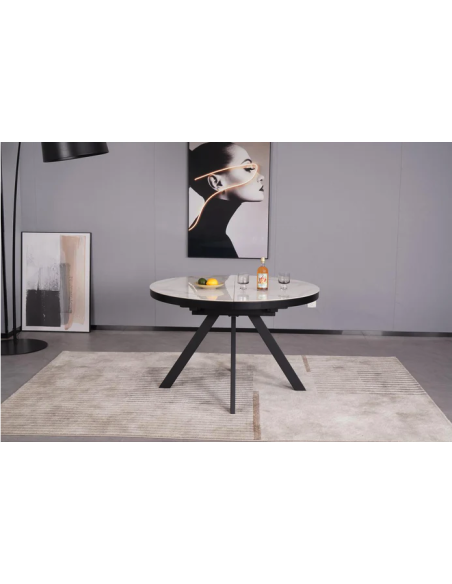 17500bl - table de repas 17500bl roma blanc