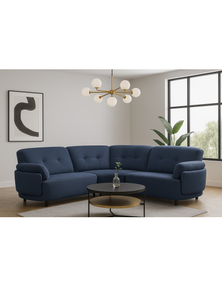 canapé angle kelind navy sea 330