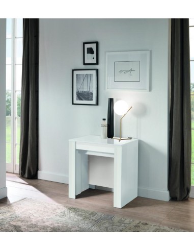 389008 table console blanc glossy