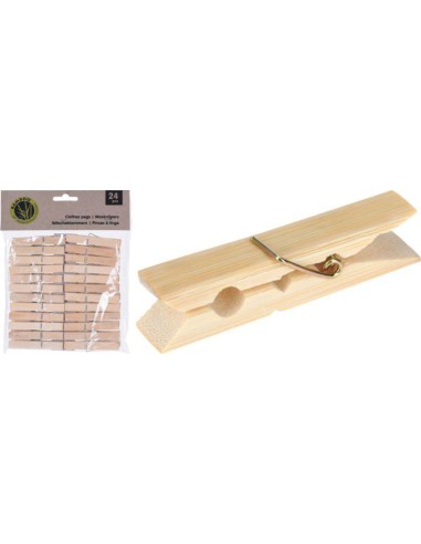 wk1500000-pinces é linge bambou s24pcs