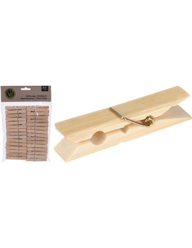 wk1500010-pinces é linge bambou - set 6p