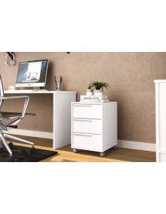 maia cabinet - 3 tiroirs white