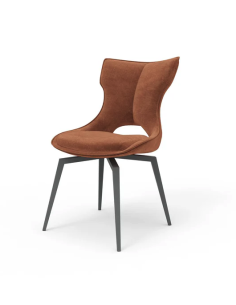 15421tc - chaise monica marron