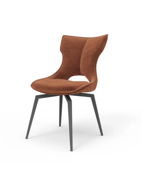 15421tc - chaise monica marron