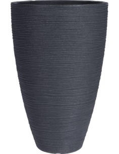 y54192110-pot a fleurs dia 28xh43cm, gri