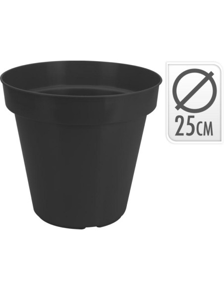 y54193070-pot é fleurs, d25xh22cm, pe mi