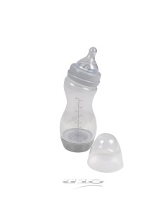 6rep225 - biberon ergonomique col large + tetine debit variable silicone 250ml p