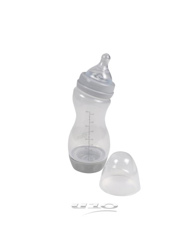 6rep225 - biberon ergonomique col large + tetine debit variable silicone 250ml p