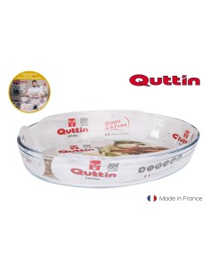 qt-8890362 - plat verre oval 35x24cm 3.4l quttin dg
