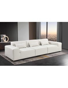 sofa 3 place rolita beige - polyester_15225060