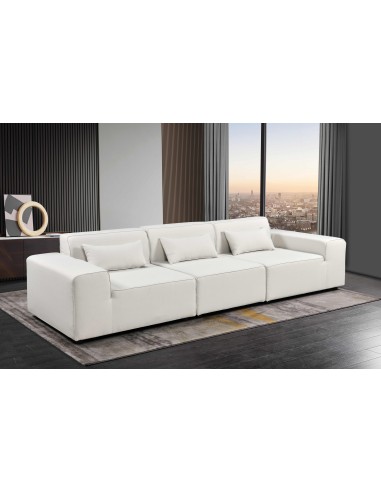 sofa 3 place rolita beige - polyester_15225060